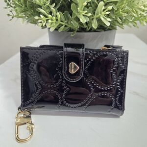 Betsey Johnson Black Leather Wallet
